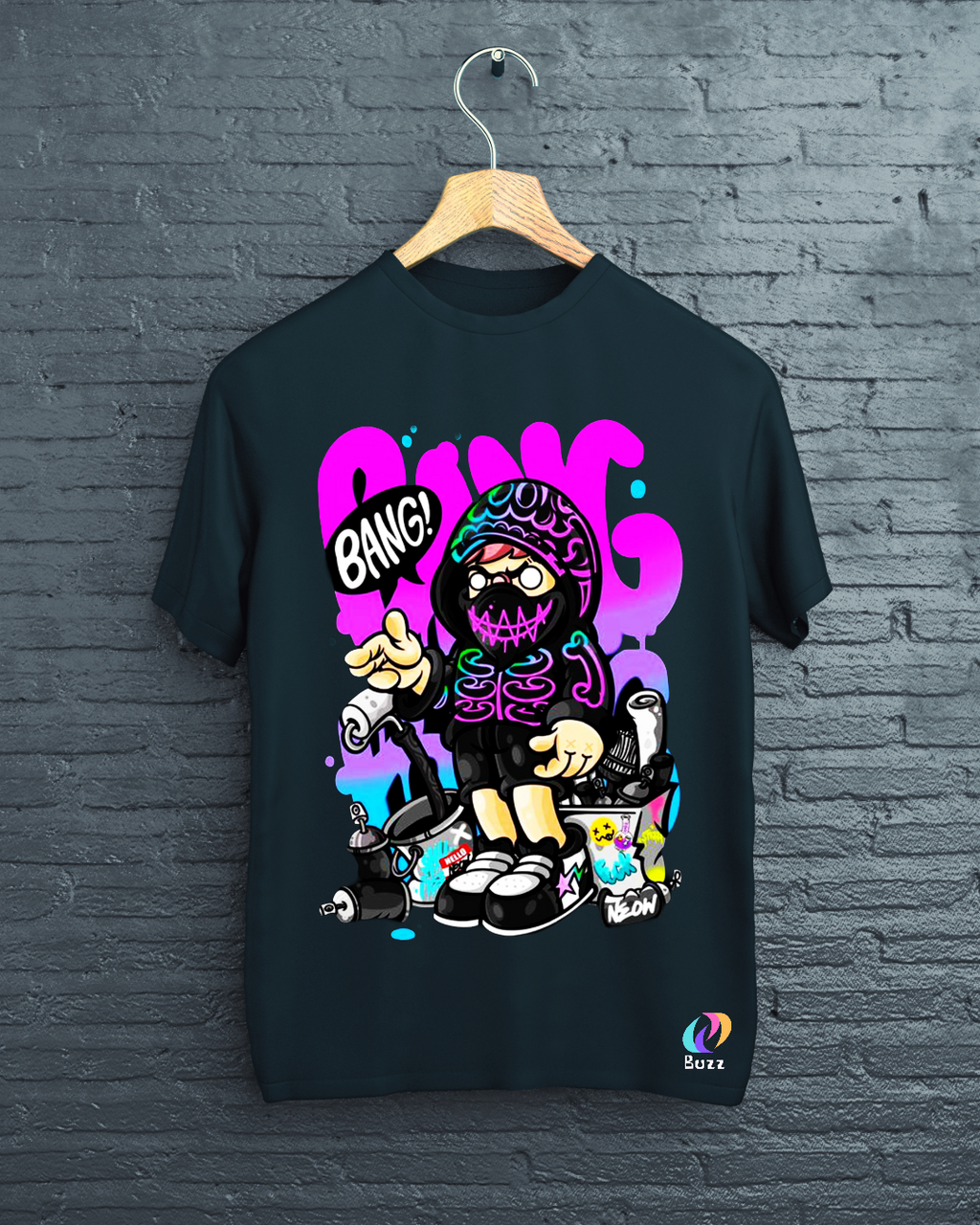 BANG Graffiti Kid Graphic Tee
