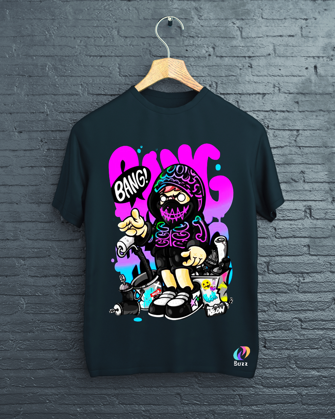 BANG Graffiti Kid Graphic Tee
