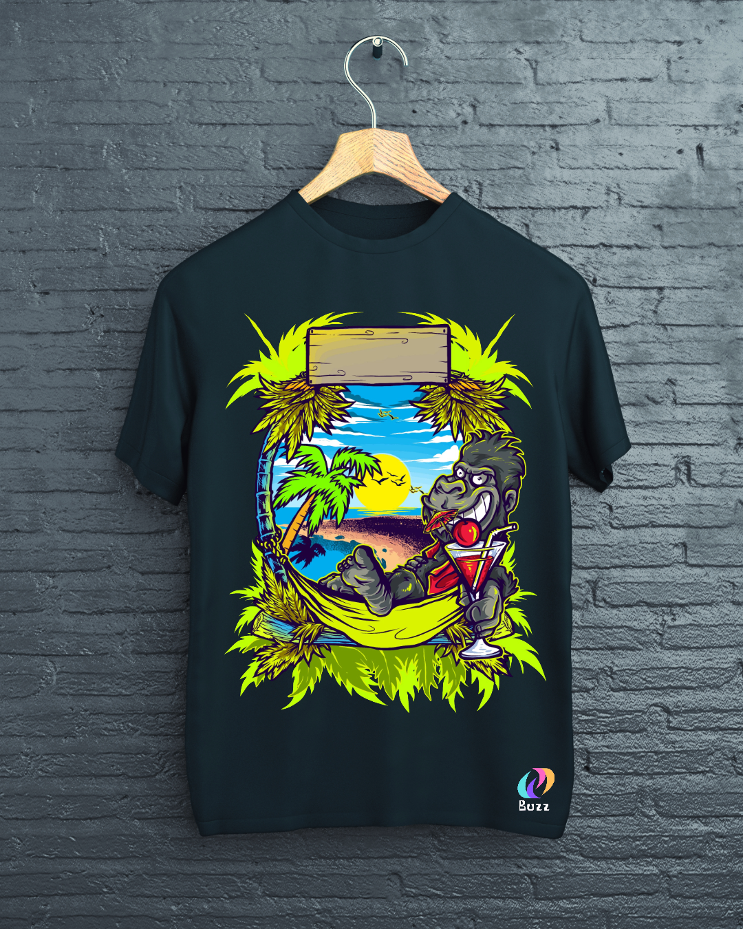 Campari Monkey Graphic Tee