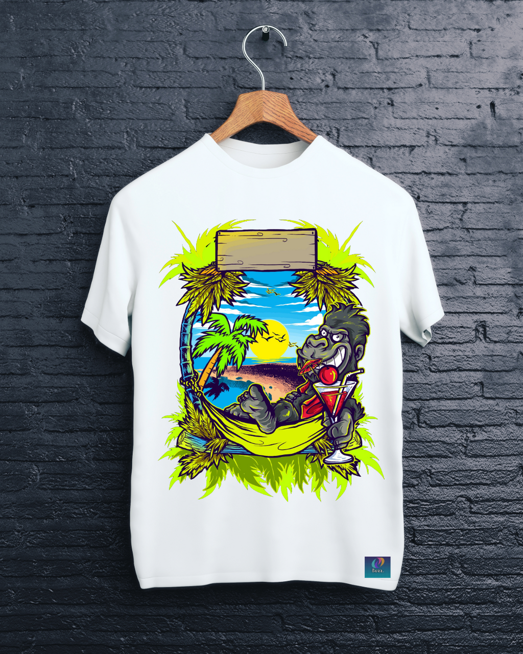 Campari Monkey Graphic Tee