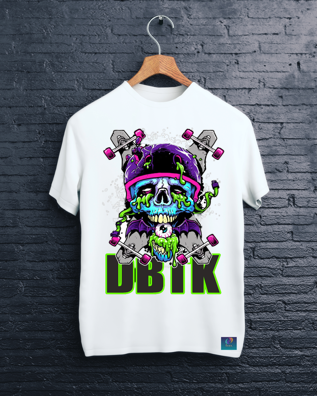 DBIK Skull Skater Graphic Tee