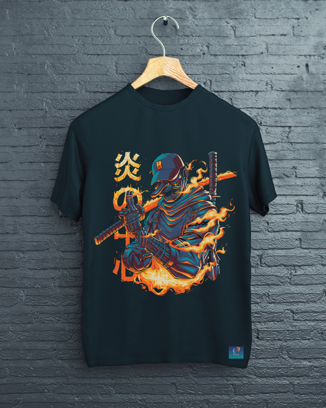 Flame Samurai Tee