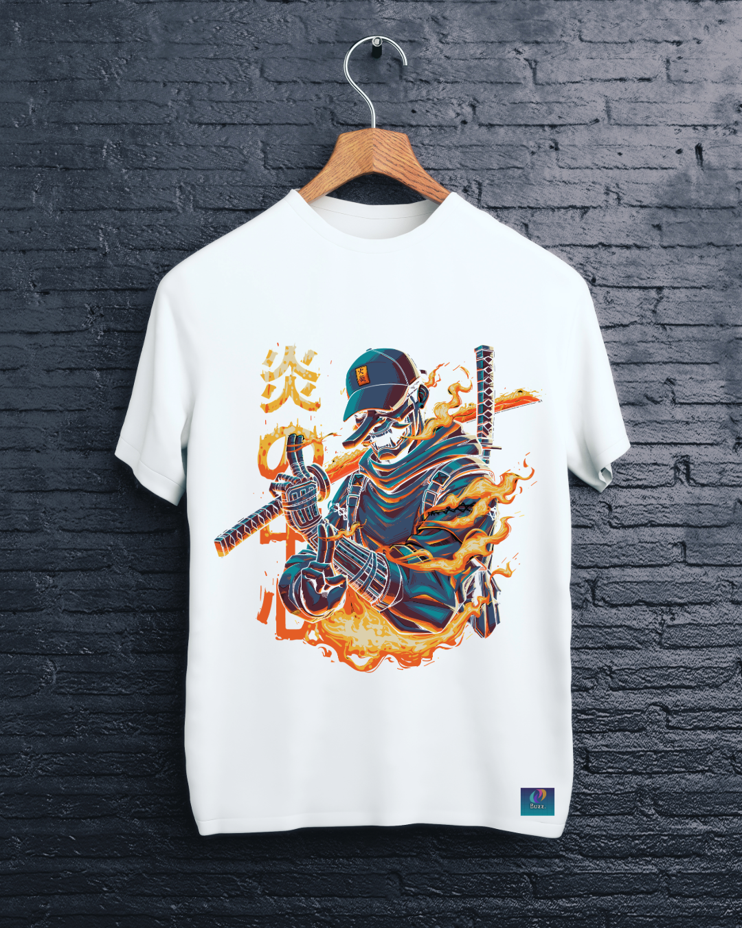 Flame Samurai Tee