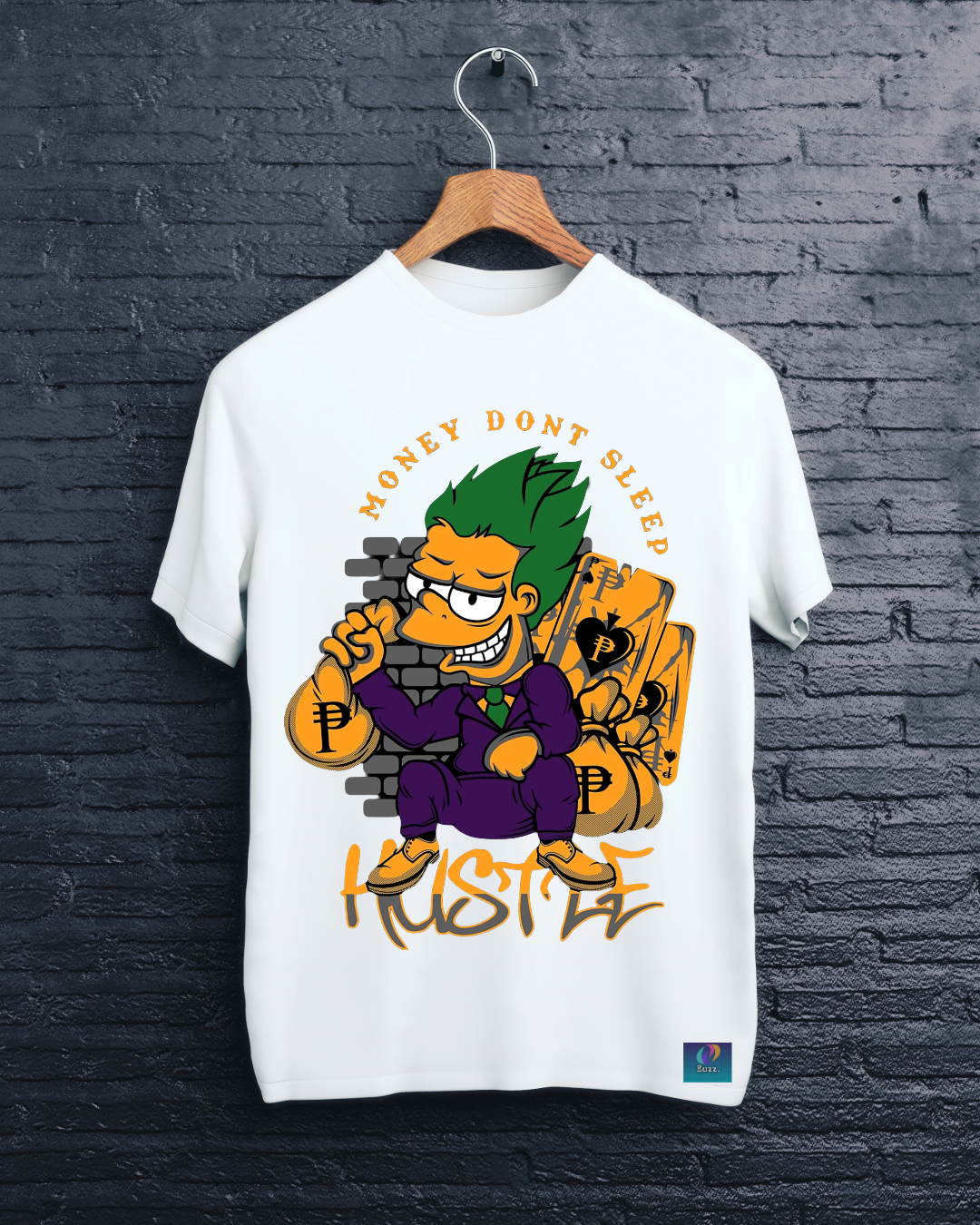 Money Don't Sleep Hustle Graphic Tee