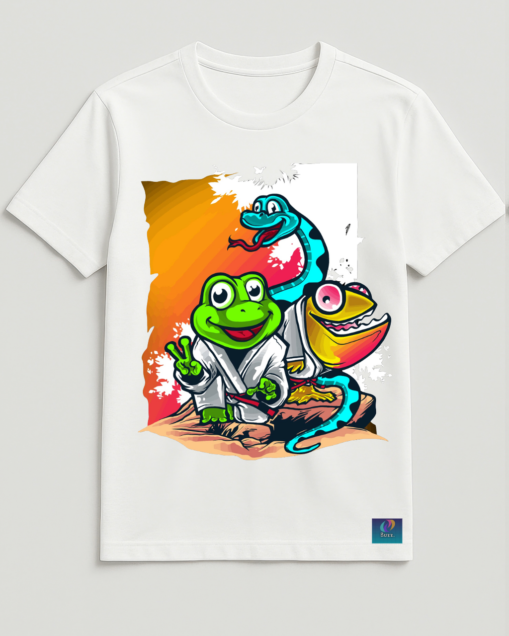Frog Sensei Graphic Tee – Black