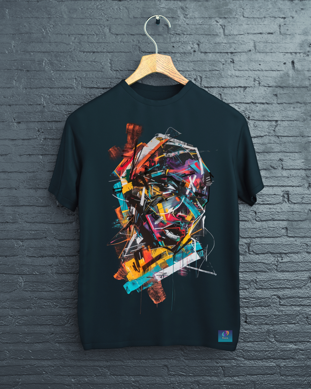 Graffiti Boom Graphic Tee – White