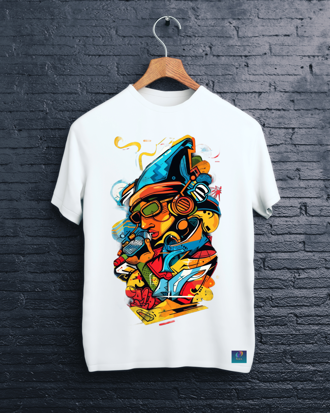 Graffiti King Graphic Tee – White