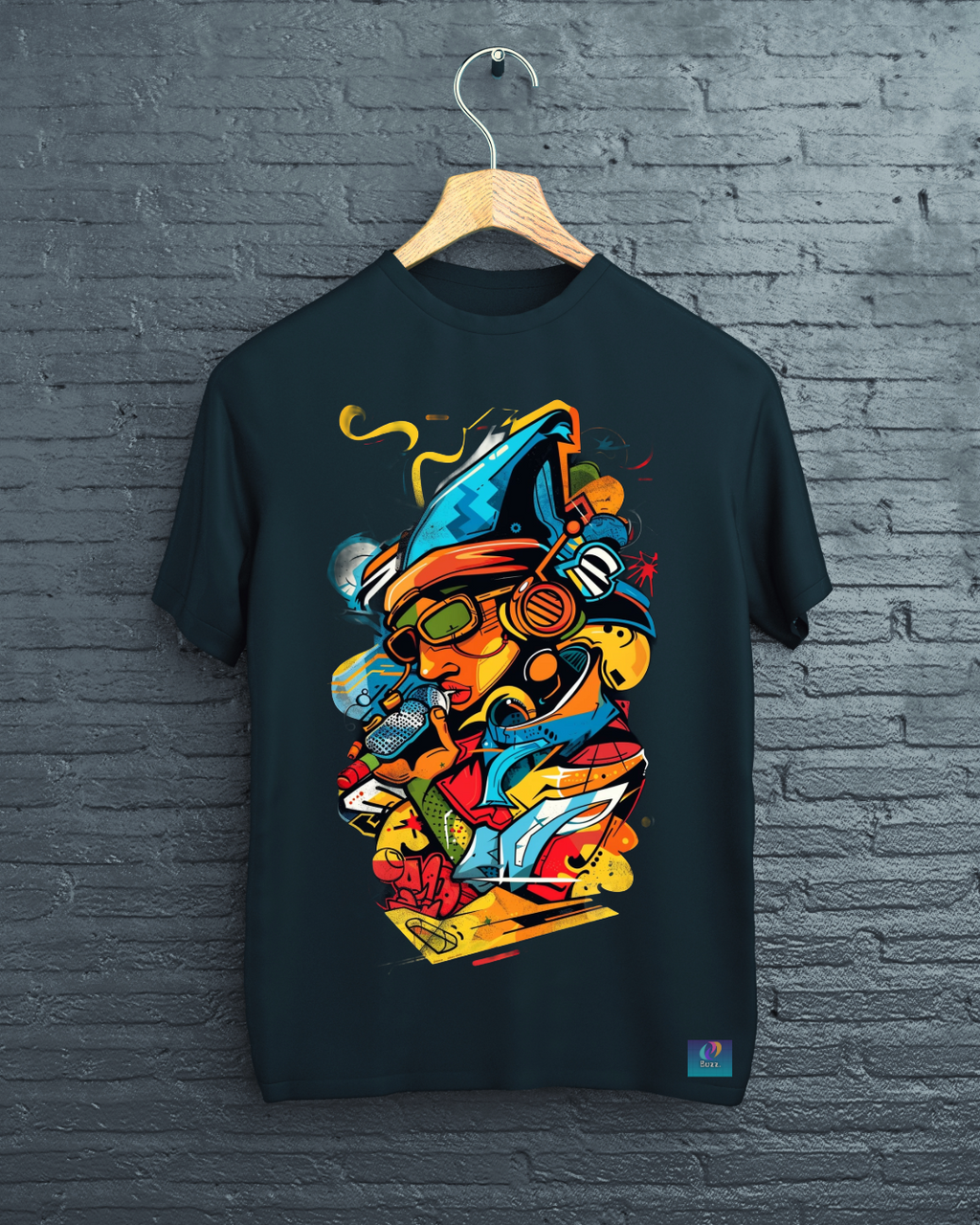 Graffiti King Graphic Tee – White