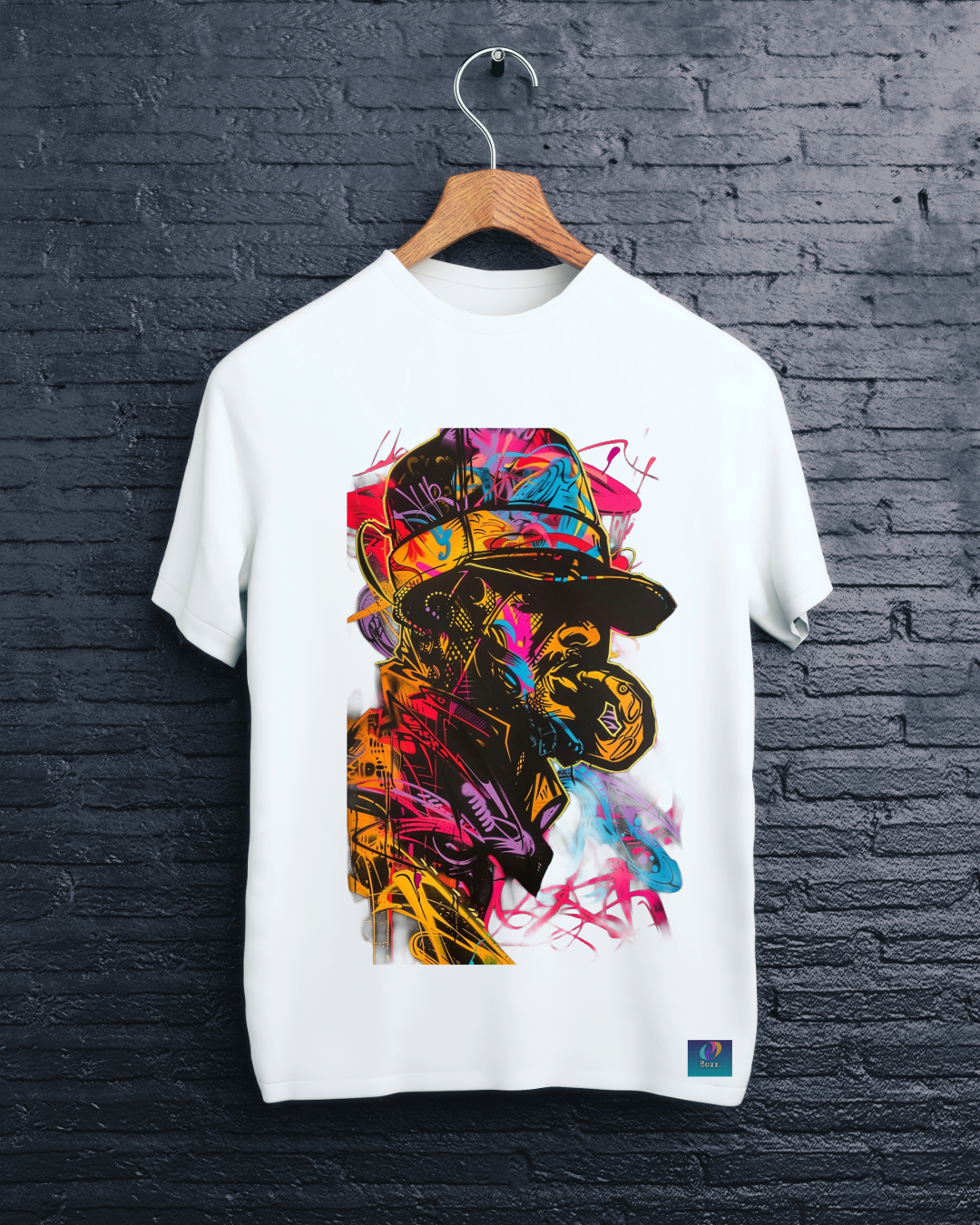 Wild Hatter Graphic Tee – Black