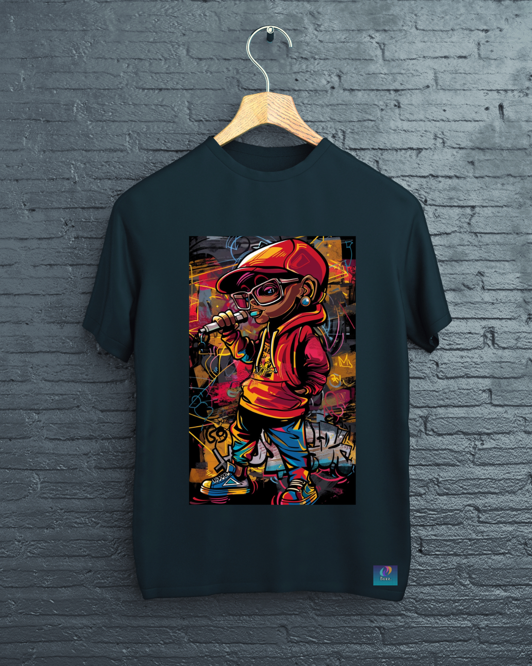Graffiti King Graphic Tee – Black