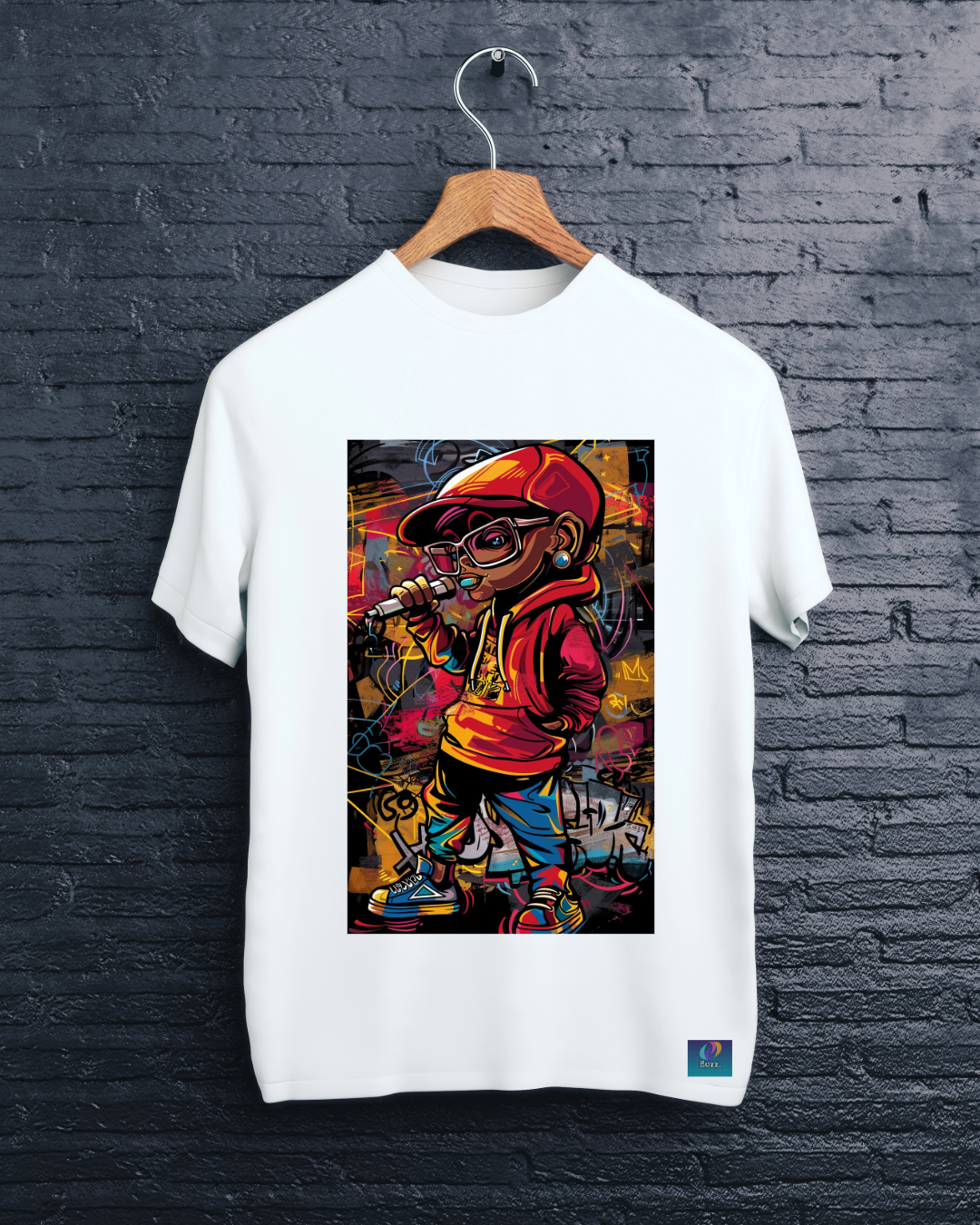 Graffiti King Graphic Tee – Black