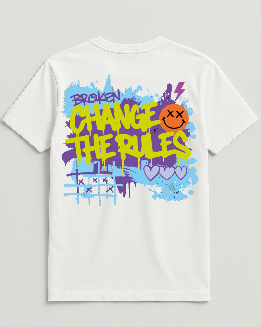 Broken — Change The Rules Graphic Tee