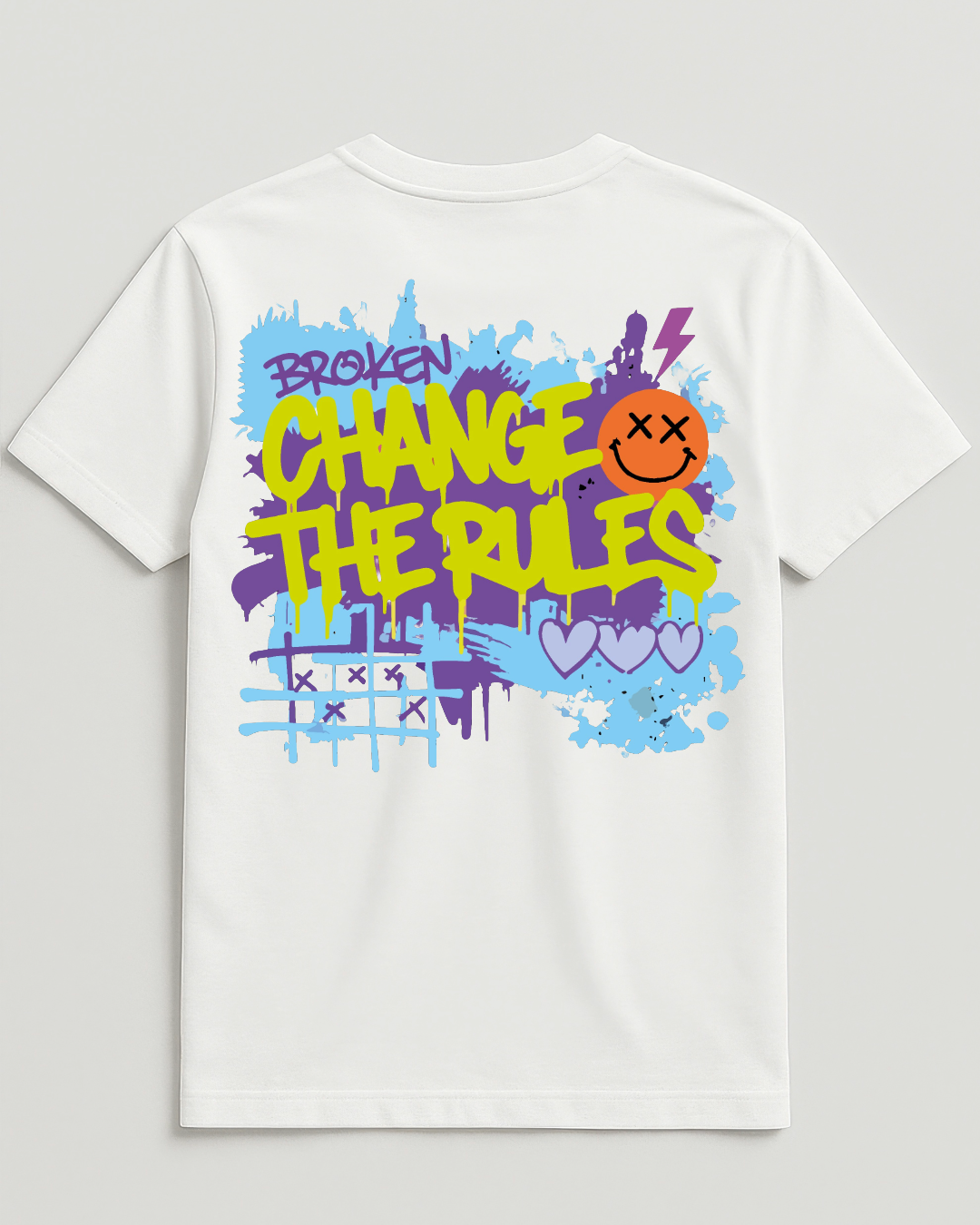 Broken — Change The Rules Graphic Tee