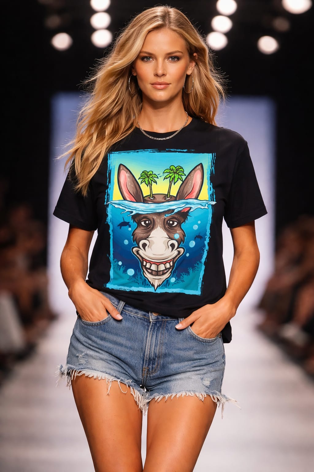 Cool Donkey Graphic Tee