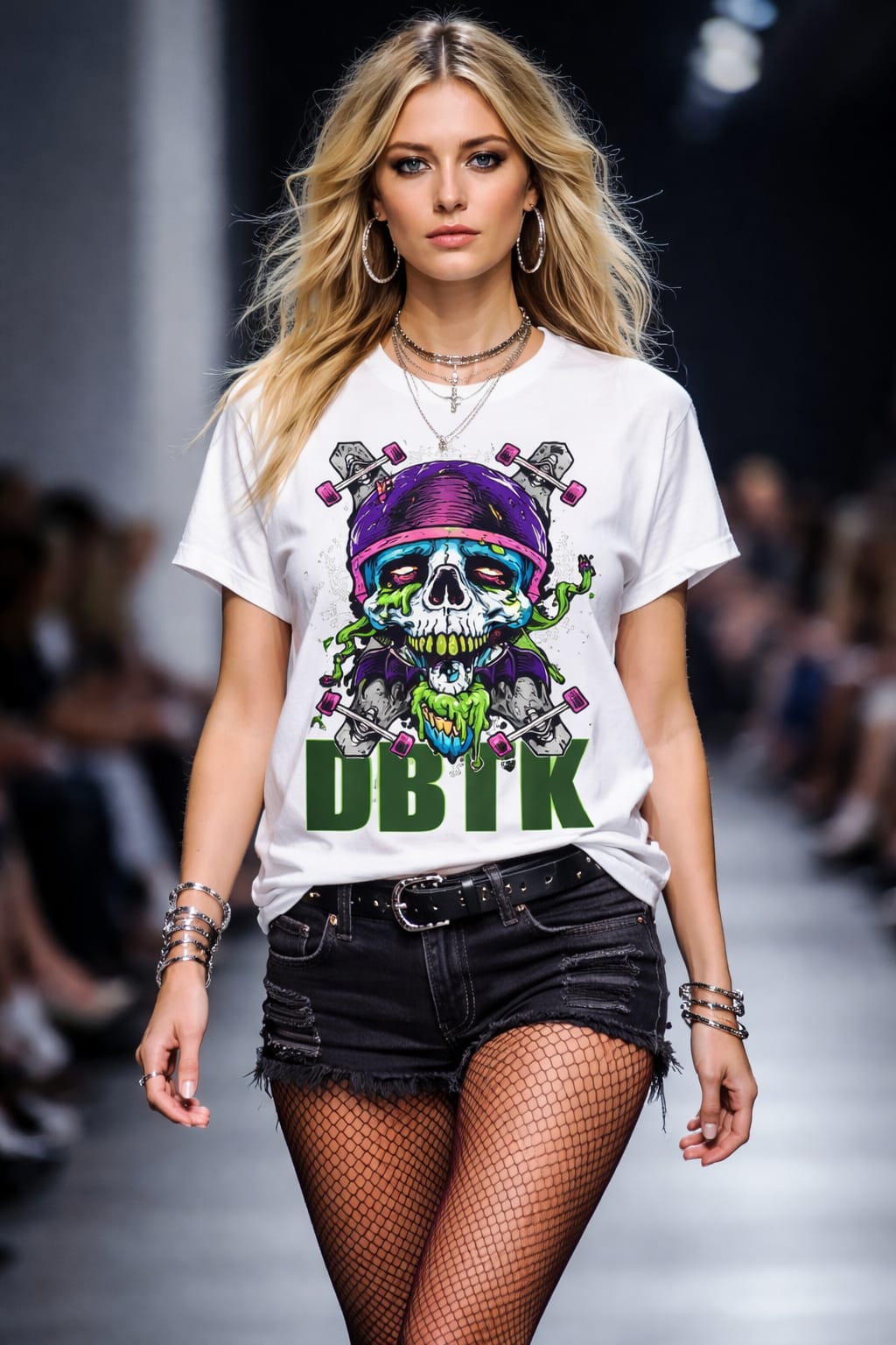 DBIK Skull Skater Graphic Tee