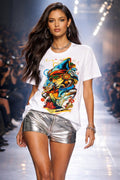 Graffiti King Graphic Tee – White