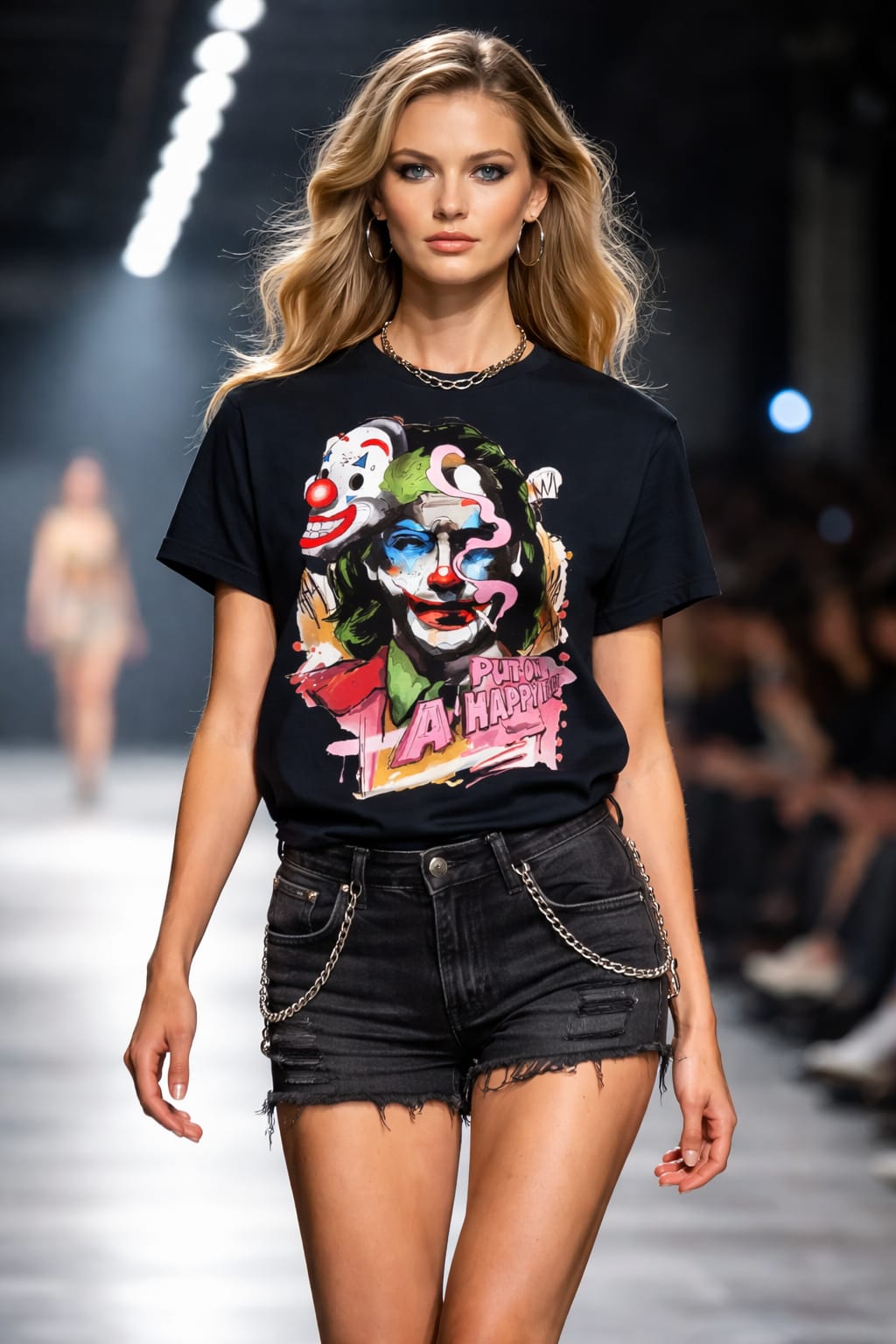 Joker Put On A Happy Face Graphic Tee
