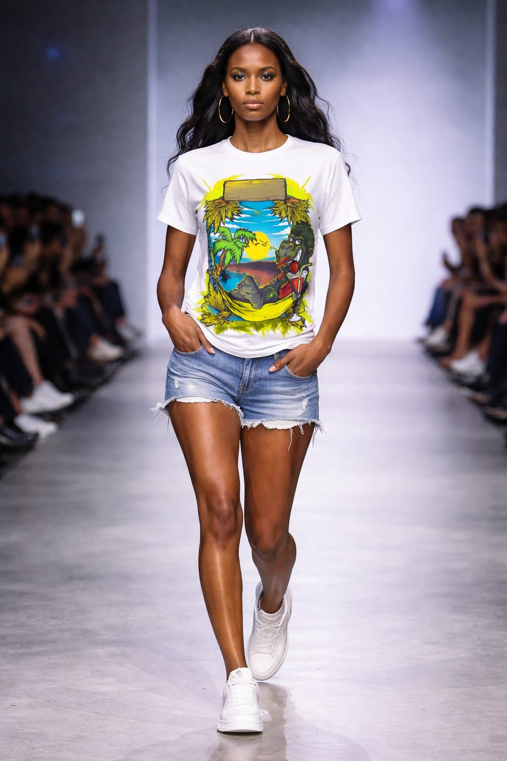 Campari Monkey Graphic Tee