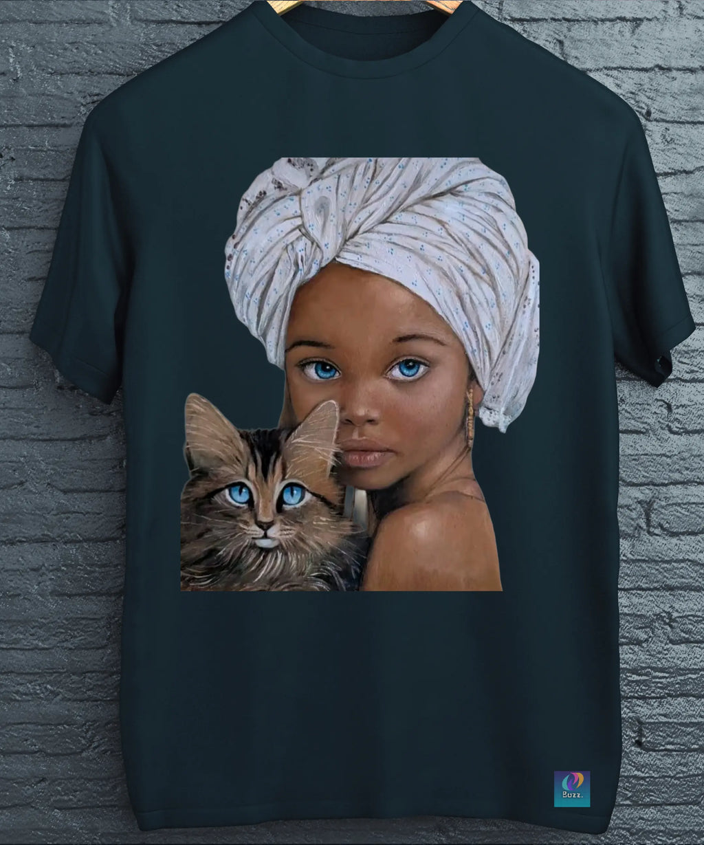 Blue Eyes & Whiskers Tee