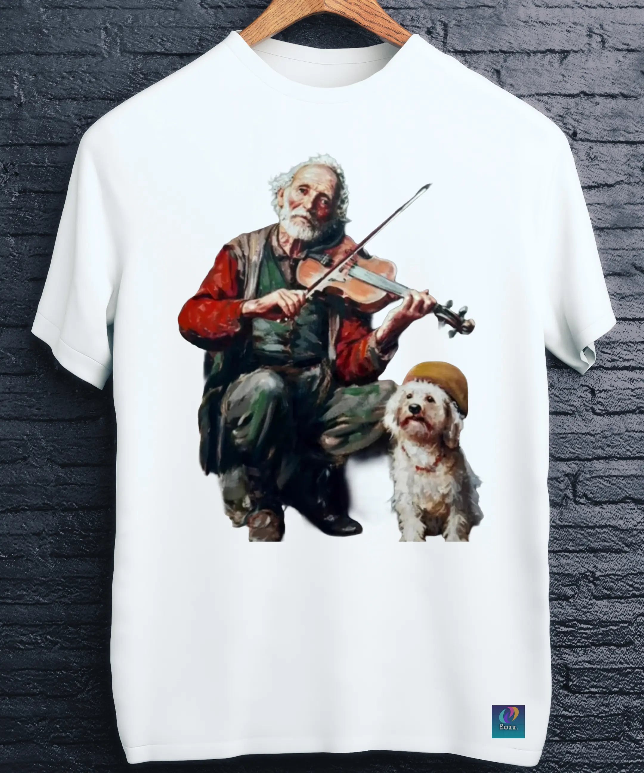 The Fiddler & His Dog Tee