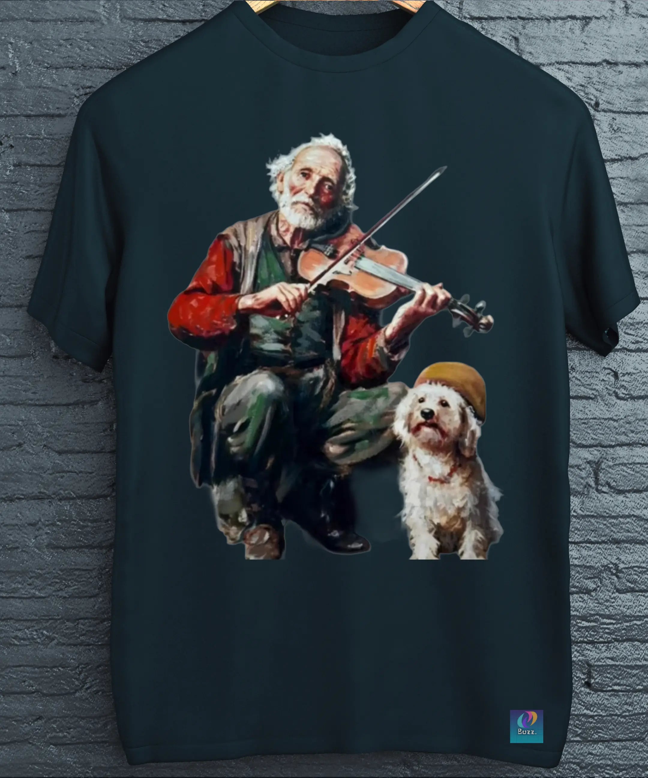 The Fiddler & His Dog Tee