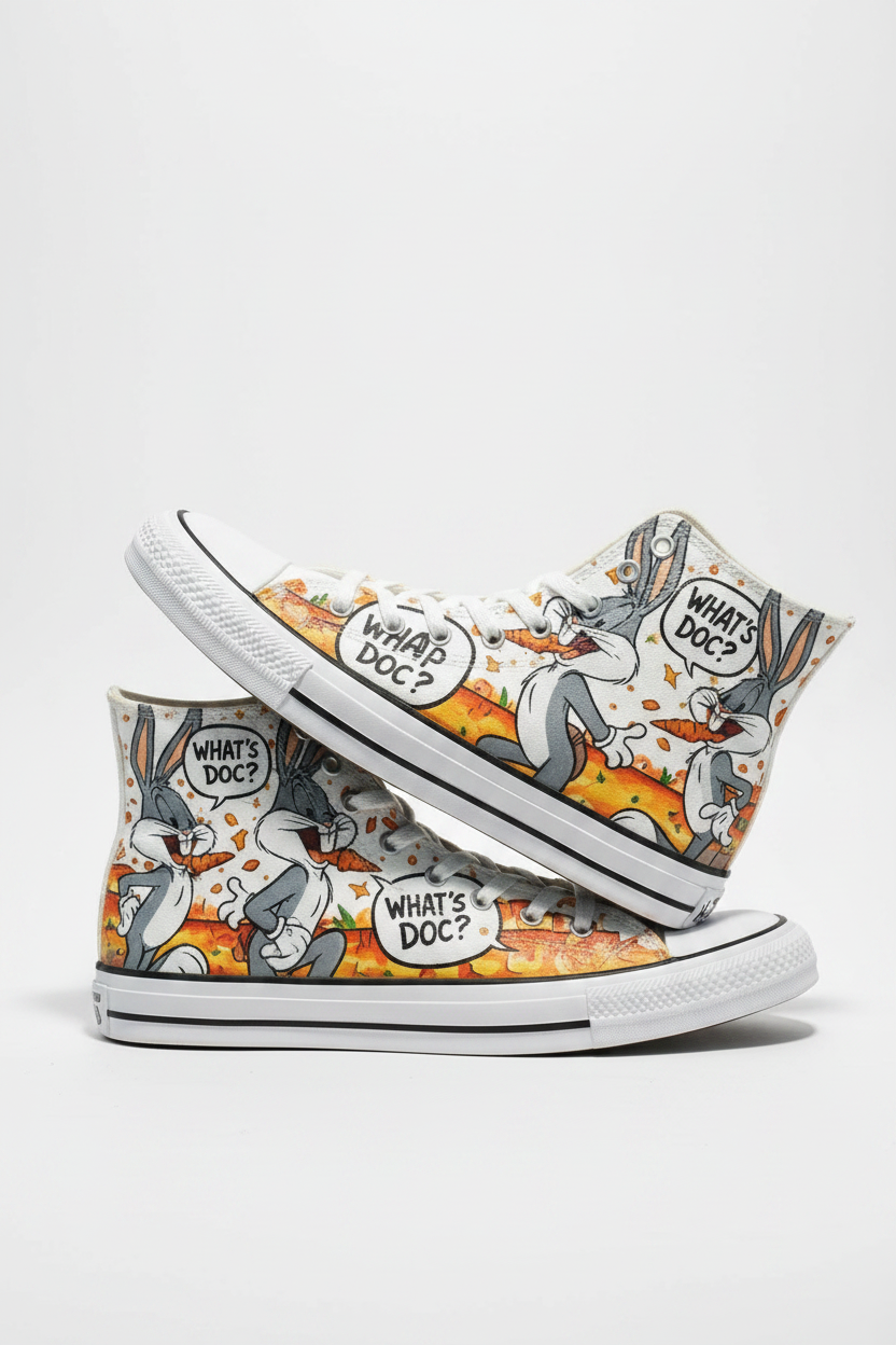 Bugs Bunny Converse Sneakers