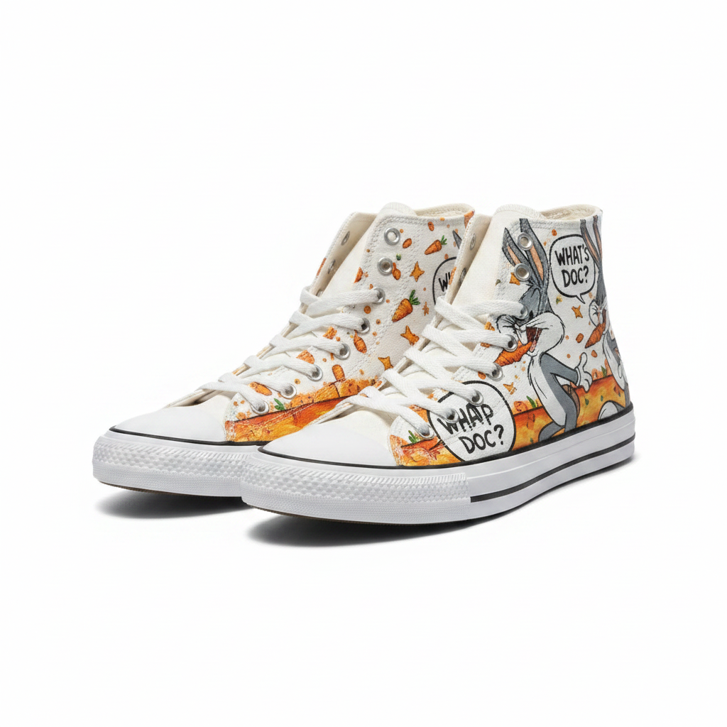 Bugs Bunny Converse Sneakers