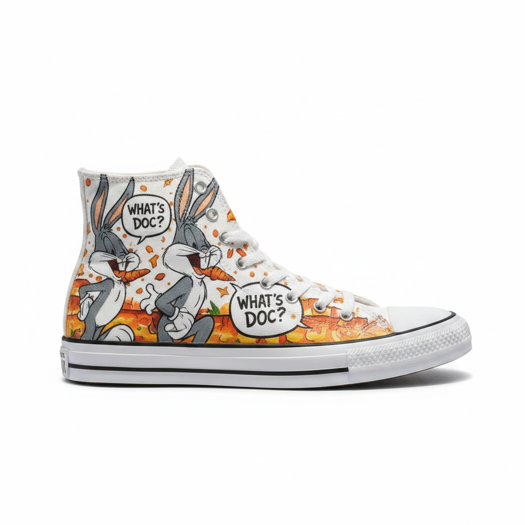Bugs Bunny Converse Sneakers