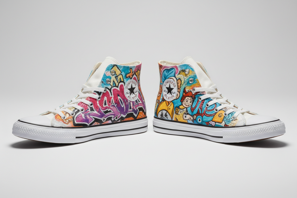 Graffiti Converse Sneakers