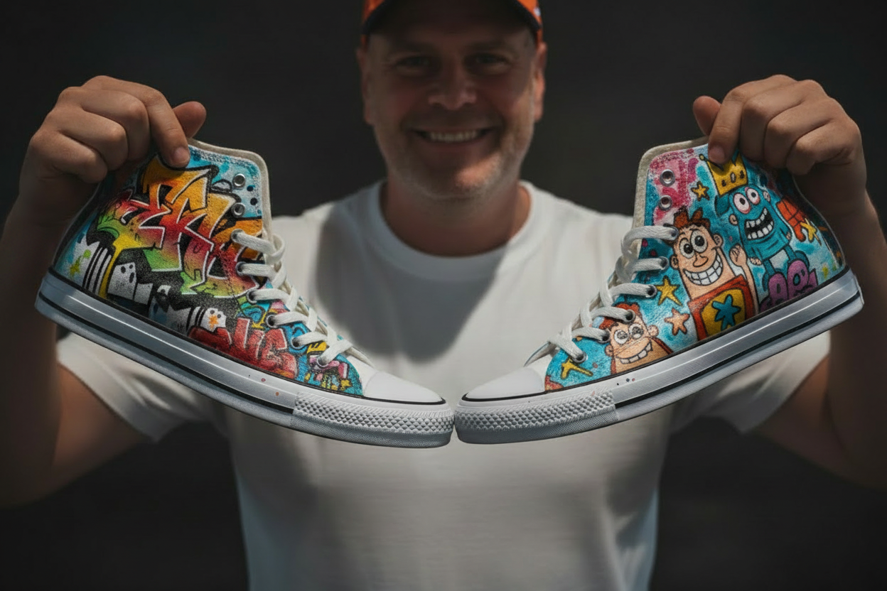 Graffiti Converse Sneakers