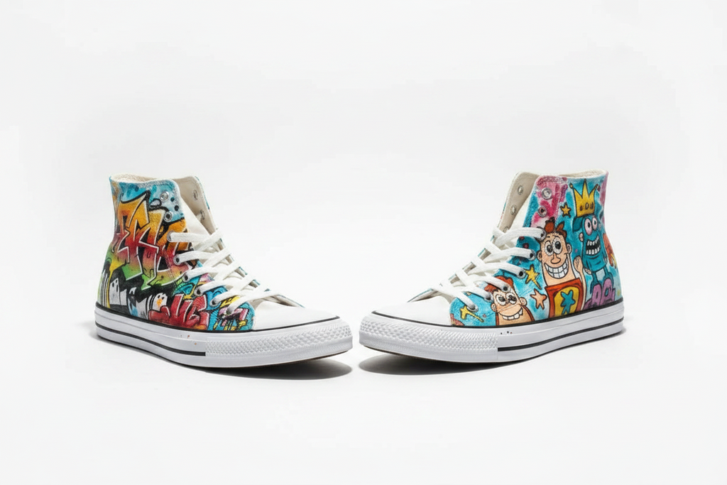 Graffiti Converse Sneakers