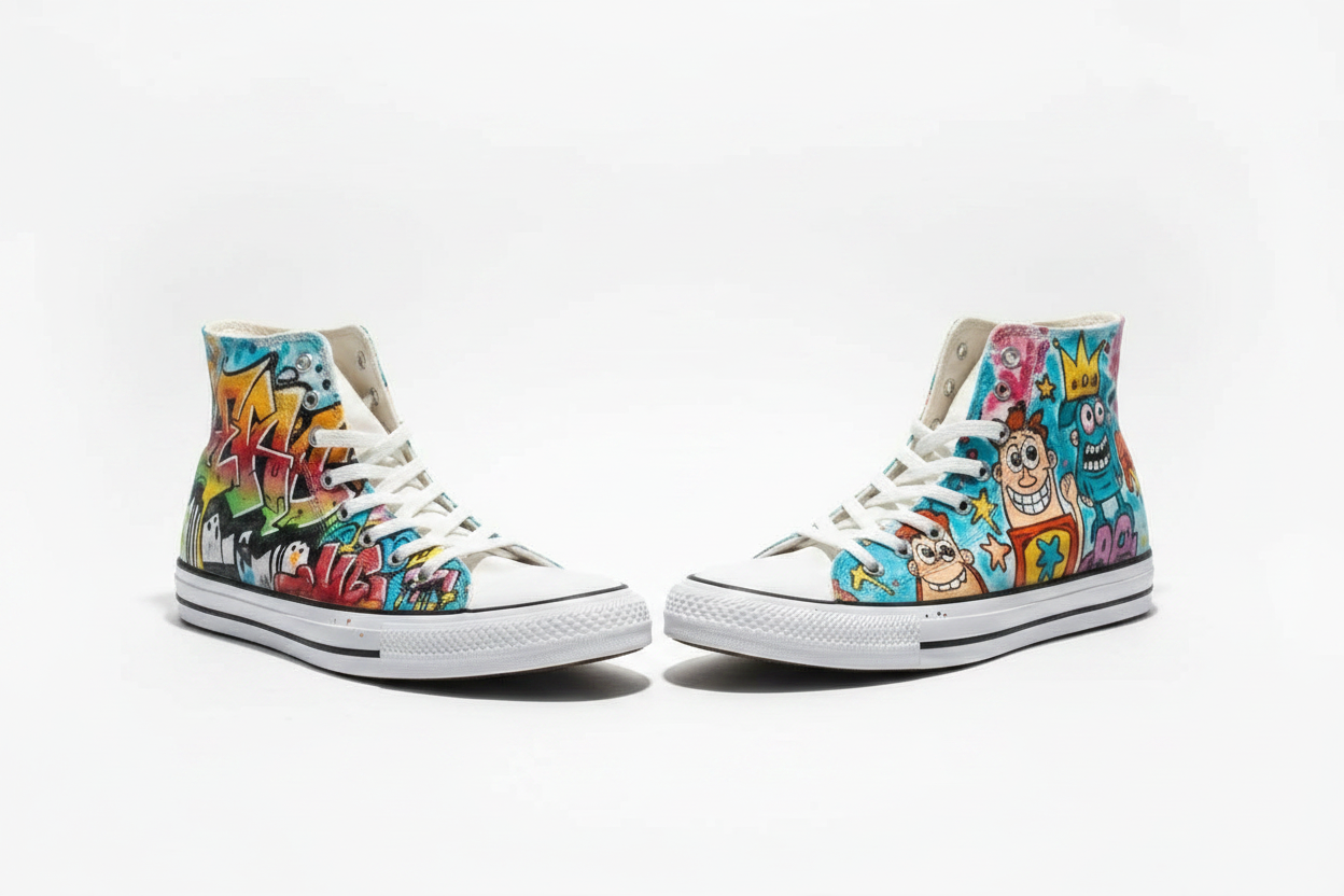 Graffiti Converse Sneakers
