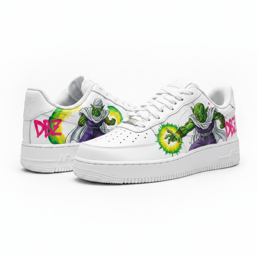 Nike Air Force 1 DBZ Gohan Piccolo Edition — side view