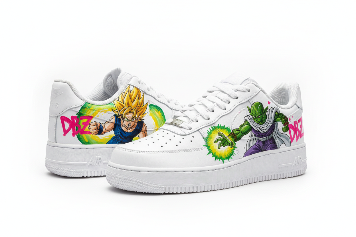 Nike Air Force 1 DBZ Gohan Piccolo Edition — preview