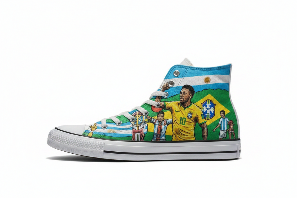 Maradona x Neymar Edition Converse Sneakers